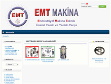 Tablet Screenshot of emtmakina.com.tr